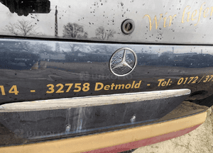Mercedes ML 163 lift  klapa szyba zamek klapy granatowa 189 antena emblemat 3