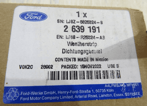 Uszczelka drzwi prawa tył ford mustang mach-e LJ8B-R25324-AB 4