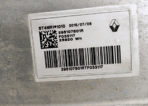 Bateria trakcyjna akumulator renault zoe i 26 kwh 25920 wh 295107801R 13- 6