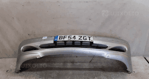 * ZDERZAK PRZÓD PRZEDNI MERCEDES BENZ S KLASA W220 LIFT FL SREBRNY 744 PDC CZUJNIKI SPRYSKIWACZE LAMP XENON 1