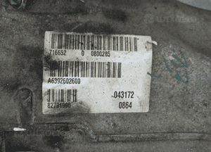 Skrzynia biegów vito W639 639 2.2 cdi 4X4 4MATIC A6392602600 6392602600 03- 6