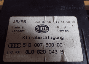 PANEL KLIMATYZACJI AUDI A3 A4 8L0820043B RADOM 3