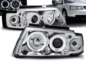Lampy Reflektory VW PASSAT B5 96-00 Ringi Soczewka 2