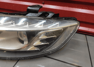 Audi Q7 4L lift lampy przód xenon led lewa prawa komplet uk oryginał 9