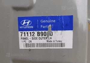 Próg lewy słupek poszycie hyundai I10 13- 2