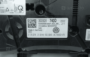 Zegary licznik vw passat B8 71968KM 3G0920740D 5