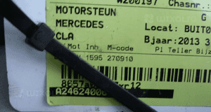 Poduszka łapa Mercedes W246 W117 W176 CLA B-Klasa 5