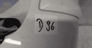 Zderzak tył tylny opel astra h 3 iii kombi Z40R Y474 biały 3