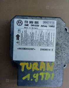 VW Touran I sensor sterownik airbag poduszek sensor 1T0909605