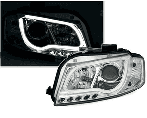 Lampy Reflektory AUDI A3 8P 03-08 LED DO DZIENNEJ 2