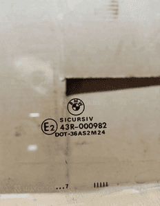 Szyba prawy przód BMW 5 E39 AS2 97r 5
