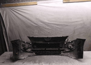 Zderzak przód przedni peugeot 3008 ezrc srebrny halogeny 5