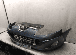 Zderzak przód przedni do peugeot 407 ezwd szary halogeny 3