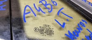 Szyba karoseryjna lewy tył tylna lewa Audi A4 B6 Sedan AS2 01r 4