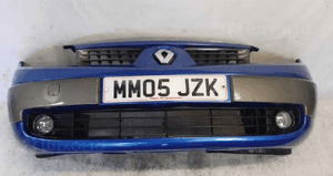 Zderzak przód przedni do renault megane grand scenic 2 ii halogeny TEI45 niebieski 1
