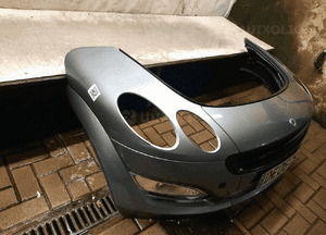 Zderzak przód przedni | smart fortwo 2 ii niebieski błękitny błotniki komplet 5