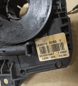 Dacia Logan I Sandero taśma pod kierownicę 8200792584 8200792575 7