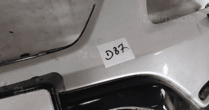 Zderzak przód przedni do honda crv ii 2 spryski srebrny NH623M 2