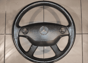 Mercedes s-klasa W221 kierownica multifunkcja manetki skóra ładna 1