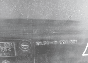 Pas przedni wzmocnienie czołowe BMW 3 E46 8202831 7