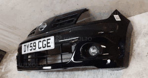 Zderzak przód przedni do nissan note lift fl bez atrapy halogeny czarny Z11G 3