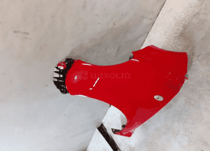 * BŁOTNIK PRZÓD PRZEDNI LEWY CITROEN C1 PEUGEOT 107 KKN CZERWONY 2