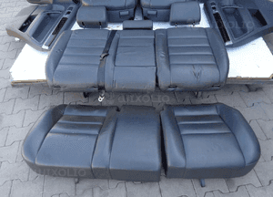 FOTELE SIEDZENIA SKÓRA GRZANE VW TOUAREG 7L I 3