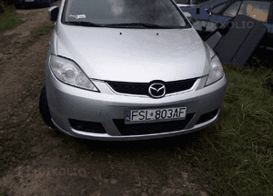 Mazda 5 CR 05-10  Maska zderzak kolor 22V zamek  pas atrapa Lampa w kolor 3