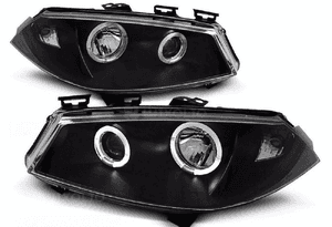 Reflektory lampy do renault megane 2 ii od 2002 do 2005 roku ringi soczewka 1