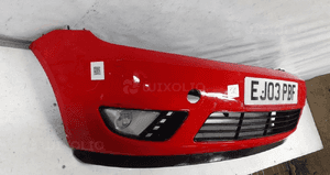 Zderzak przód przedni do ford fiesta MK6 K2 czerwony halogeny 4
