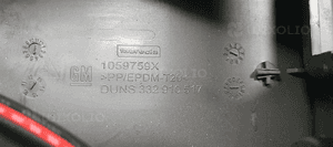 Schowek deski konsoli półka Opel Zafira C 1059761X 1059759X 7