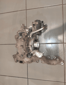 Jaguar xf X250 3.0D turbosprężarka nastawnik turbina kpl oryginał zdrowa 6