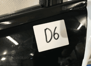 Drzwi przód przednie lewe audi A3 8P 5D 5 drzwi hb sportback LY9B czarne 2