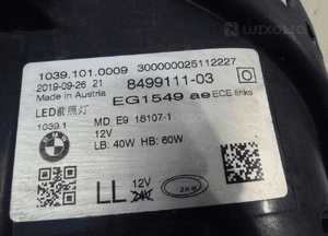 Lampa lewa przód przednia full led BMW G30 8499111-03 9