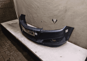 Zderzak przód przedni do opel astra h 3 iii lift fl halogeny Z168 szary 3