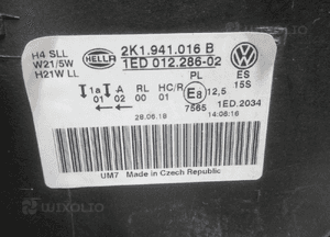 Lampa przednia przód prawa vw caddy iii 3 lift 2K1 2015-2020 15