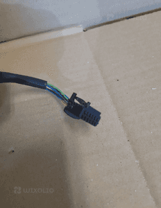 Lusterko lewe 9 pin renault scenic iii do malowania uszkodzony plastik 3