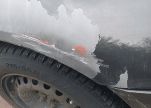 Alfa romeo 159 błotnik prawy przód nero carbonio 876 3