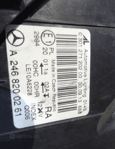 Lampa prawa mercedes b-klasa W246 A2468200261 8