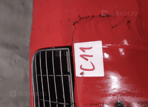 Zderzak przód przedni fiat grande punto 199/A czerwony halogeny 4