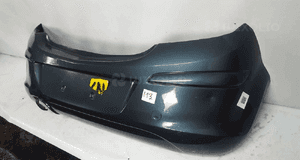 } ZDERZAK TYŁ TYLNY DO OPEL CORSA D Z168 SZARY 3D 3 DRZWI HB 3