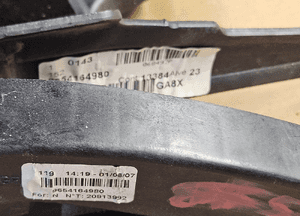Citroen C5 I II pedal sprzegla hamulca 9654164980 7