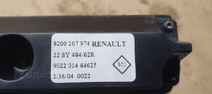Panel sterowania nawigacji NAVI Renault Scenic II 8200107974 5