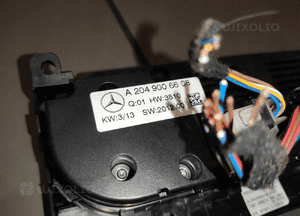 Mercedes W204 lift c-klasa panel klimatyzacji nawiewu przełącznik klimy 9