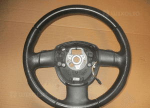Kierownica audi A3 8P skóra łopatki 1