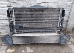 Mercedes W211 e-klasa 3.0 cdi 350 chłodnice komplet wentylator A2115003402 2