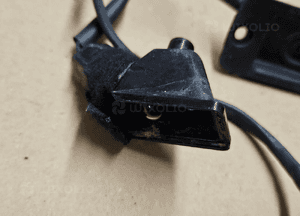 Volvo S60  S80 I lampki tablicy rejestracyjnej mikrostyk klapy 3