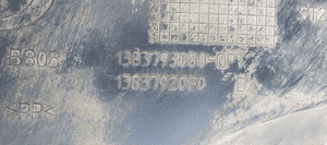 Nadkole prawy przód przednie prawe Citroen Jumper 1383793080 1383792080 4