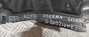 Mercedes W253 W213 osłona ściany grodziowej A2536207800 14