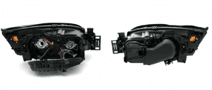 LAMPY Reflektory FORD MONDEO MK3 00-07 BLACK DEPO 3